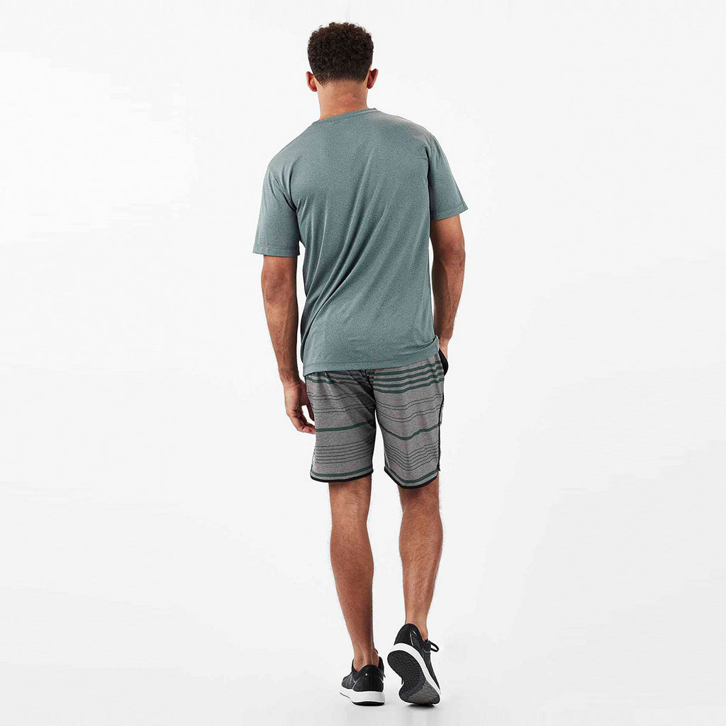 Banks Short Unlined 7 | Grey Texture Canyon Stripe