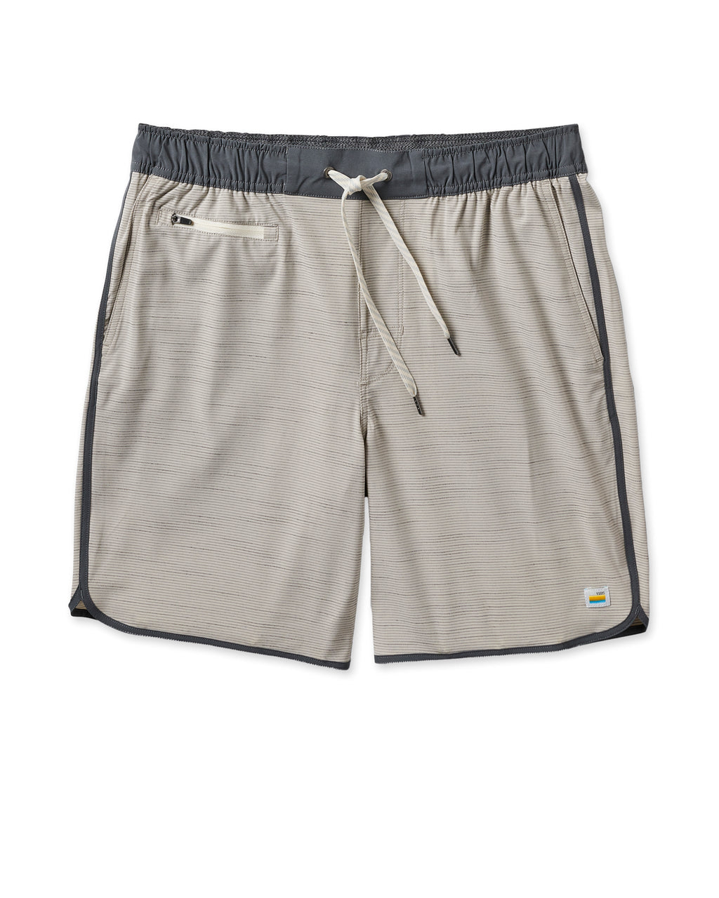 Banks Short Unlined 7 | Beachsand Slub Stripe