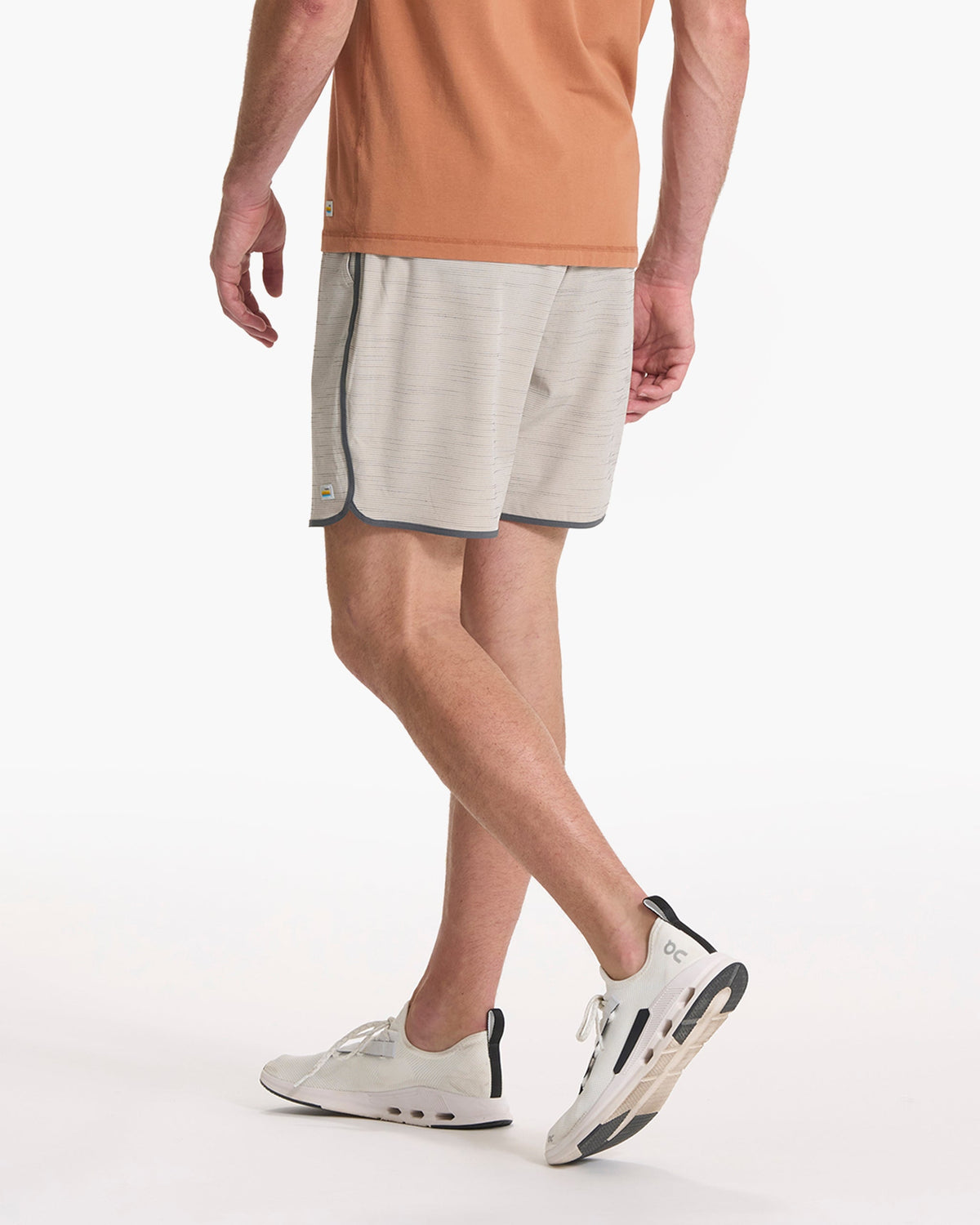 Banks Short Unlined 7 | Beachsand Slub Stripe
