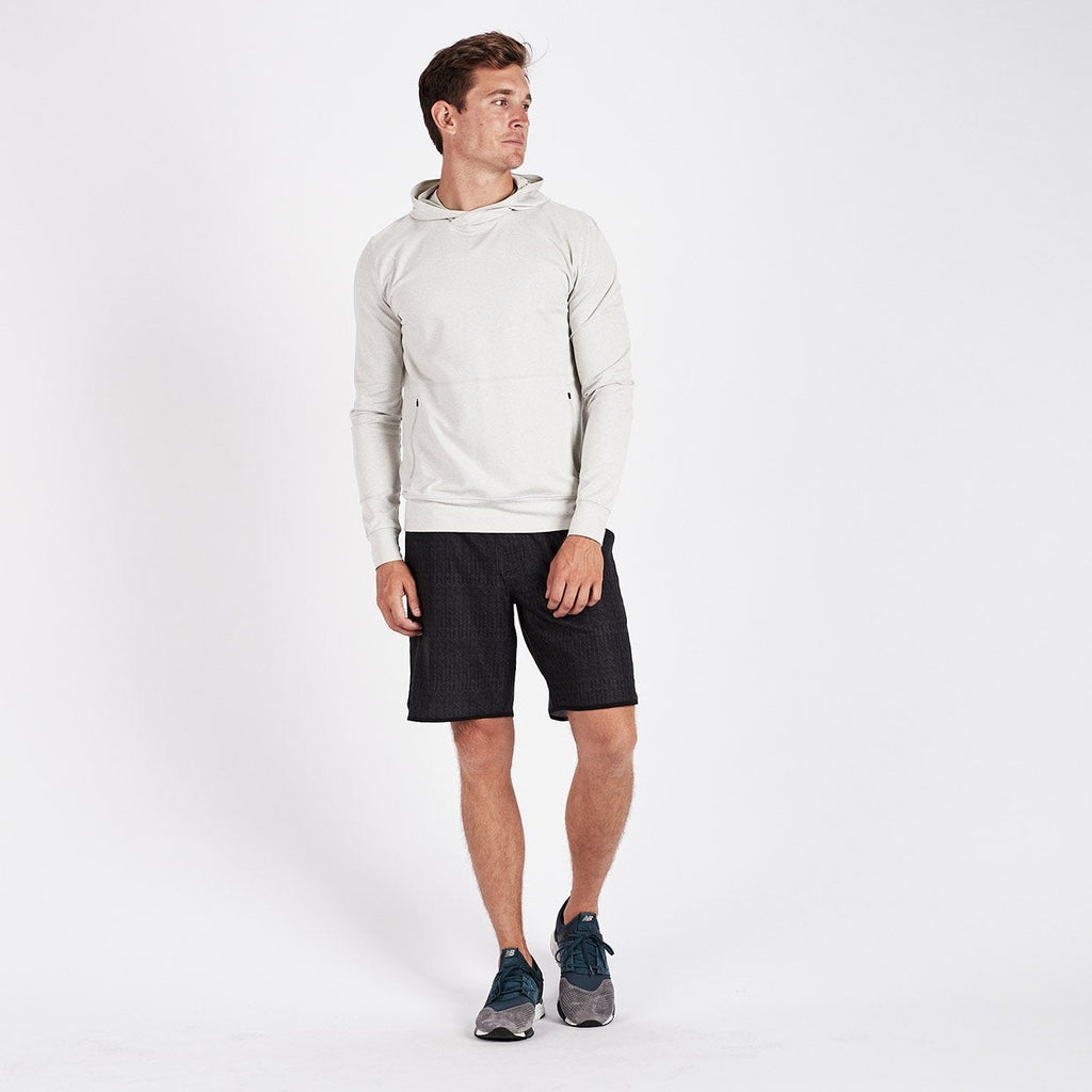 Banks Short Unlined 7 | Black Herringbone Texture