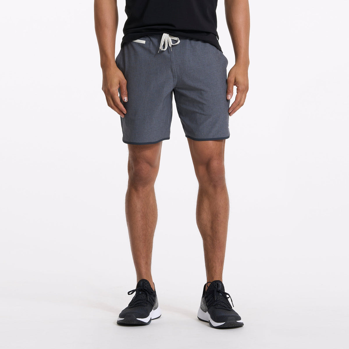 Banks Short Unlined 7 | Engineered Charcoal Stripe