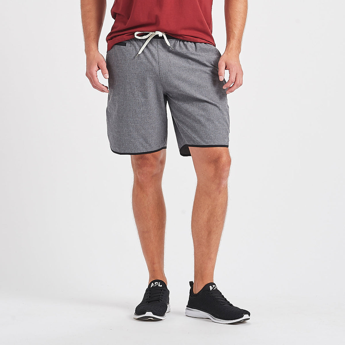 Banks Short Unlined 7 | Charcoal Texture
