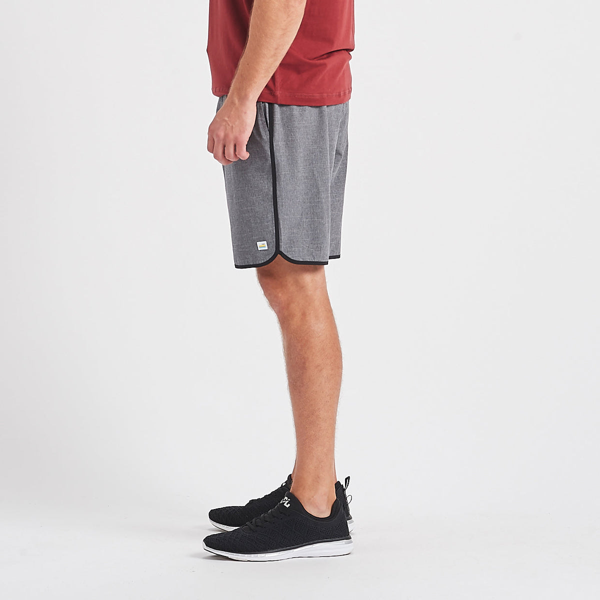 Banks Short Unlined 7 | Charcoal Texture