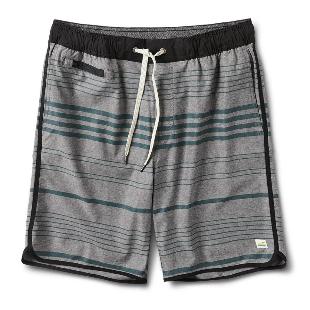 Banks Short Unlined 7 | Grey Texture Canyon Stripe