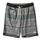 Banks Short Unlined 7 | Grey Texture Canyon Stripe