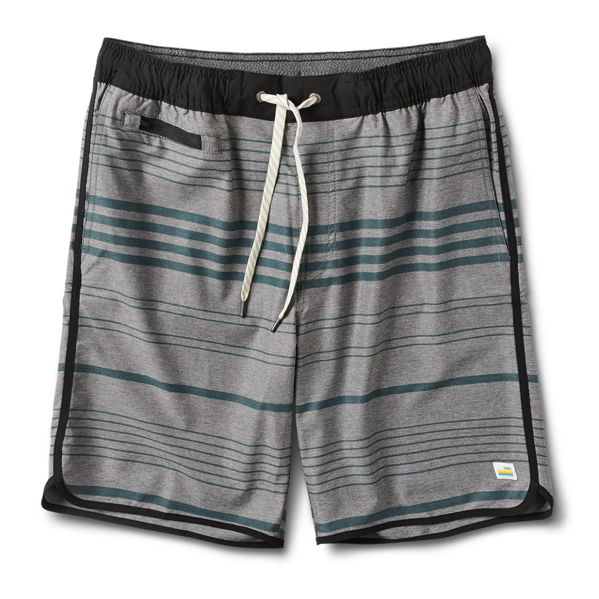 Banks Short Unlined 7 | Grey Texture Canyon Stripe