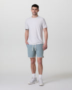 Banks Short Unlined 7 | Dusty Blue Slub Stripe