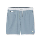 Banks Short Unlined 7 | Dusty Blue Slub Stripe