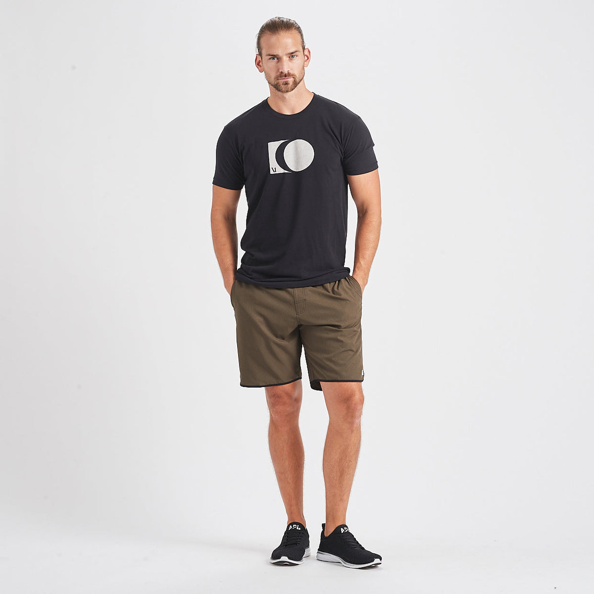 Banks Short Unlined 7 | Evergreen Micro Dot
