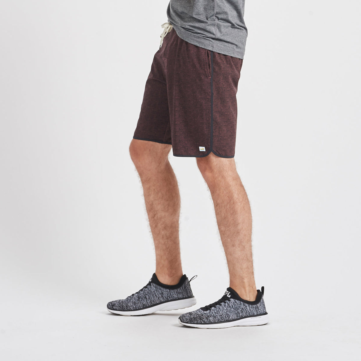 Banks Short Unlined 7 | Fig Twill Texture