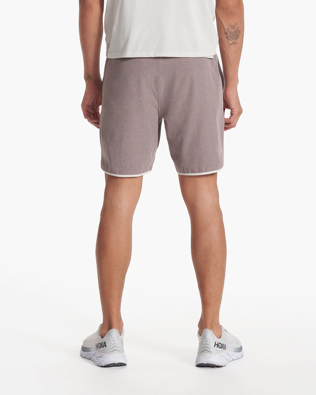 Banks Short Unlined 7 | Hazel Linen Texture