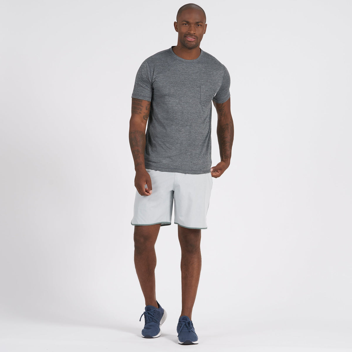 Banks Short Unlined 7 | Mineral Linen Texture