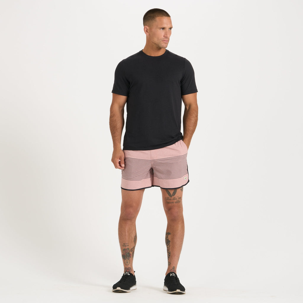 Banks Short Unlined 5 | Burnt Clay Stripe
