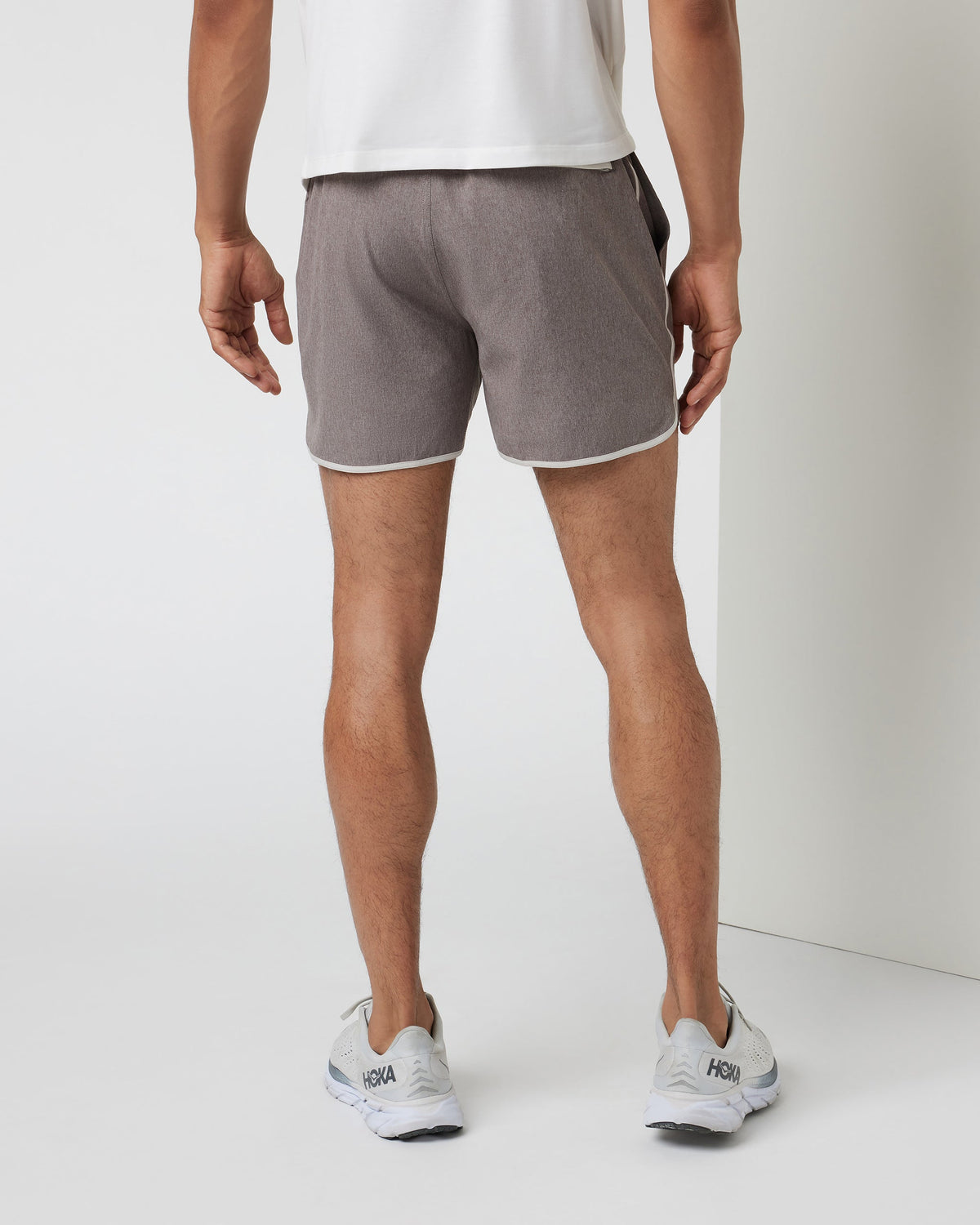 Banks Short Unlined 5 | Java Linen Texture