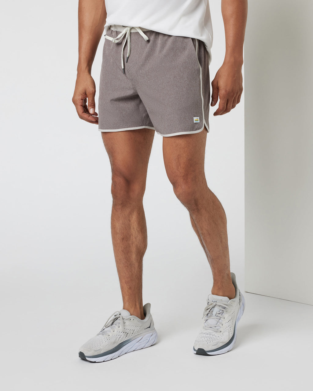 Banks Short Unlined 5 | Java Linen Texture