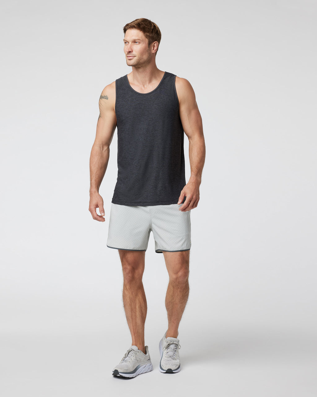 Banks Short Unlined 5 | Sky Grey Micro Dot