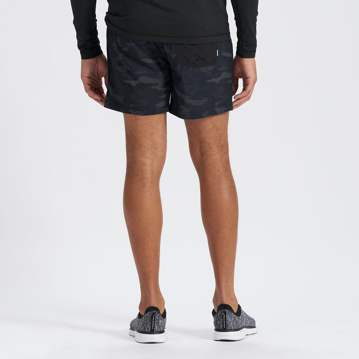 Kore Short Lined 5 | Black Watercolor Camo