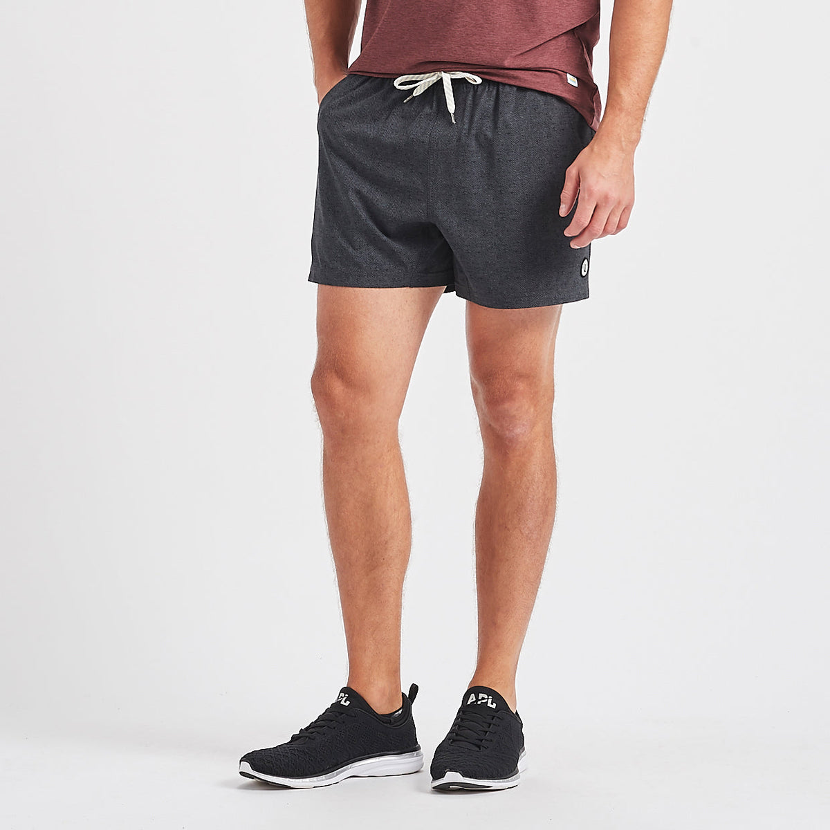 Kore Short 5 | Charcoal Twill Texture