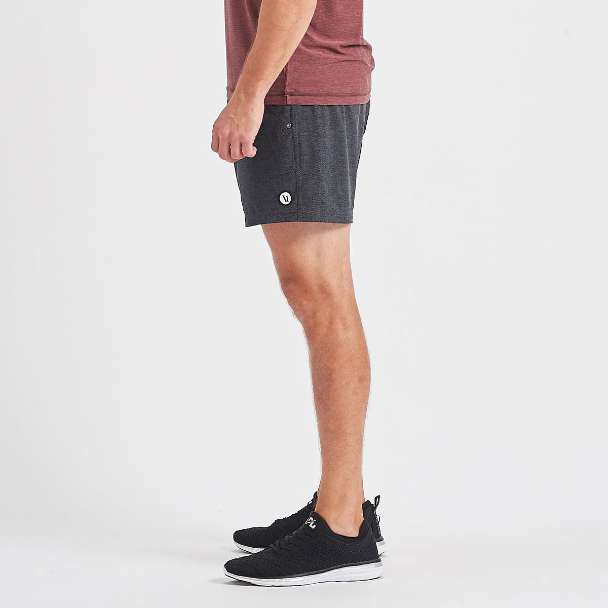 Kore Short 5 | Charcoal Twill Texture