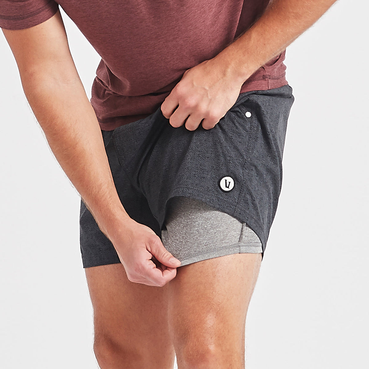Kore Short 5 | Charcoal Twill Texture