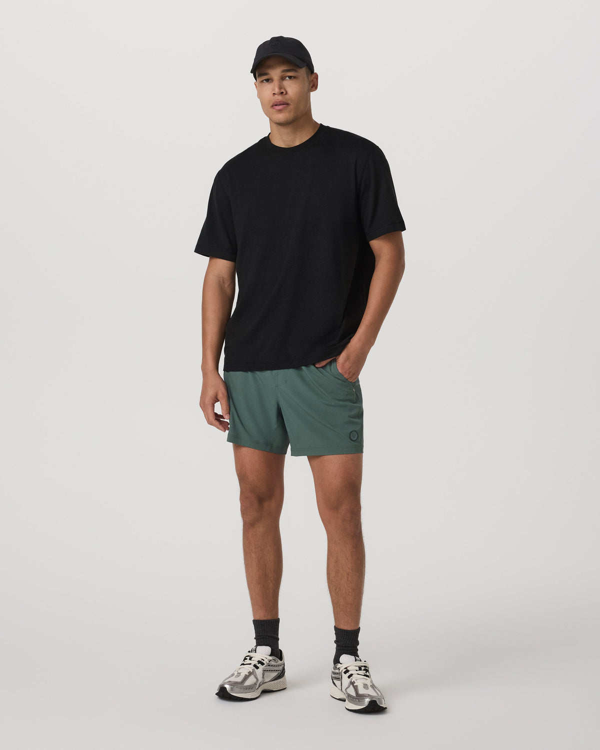 Kore Short Lined 5 | Agate Green Tonal
