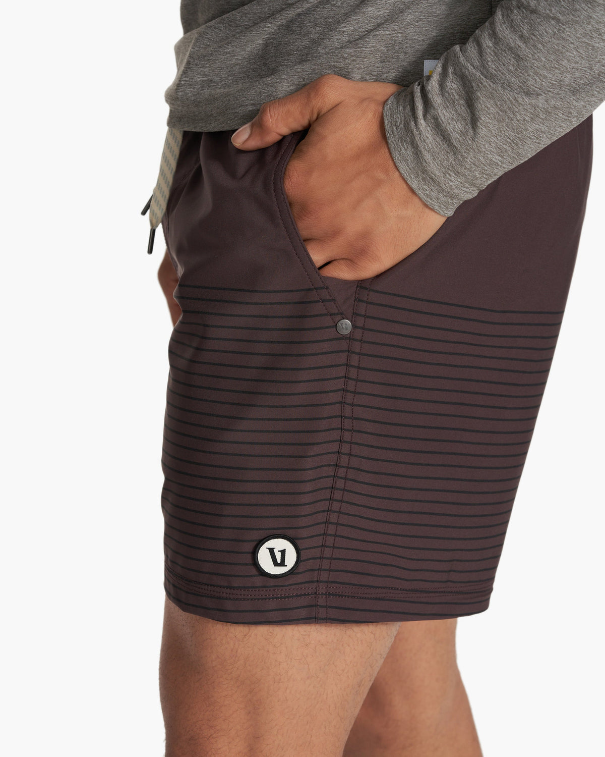 Kore Short Lined 5 | Mahogany Stripe