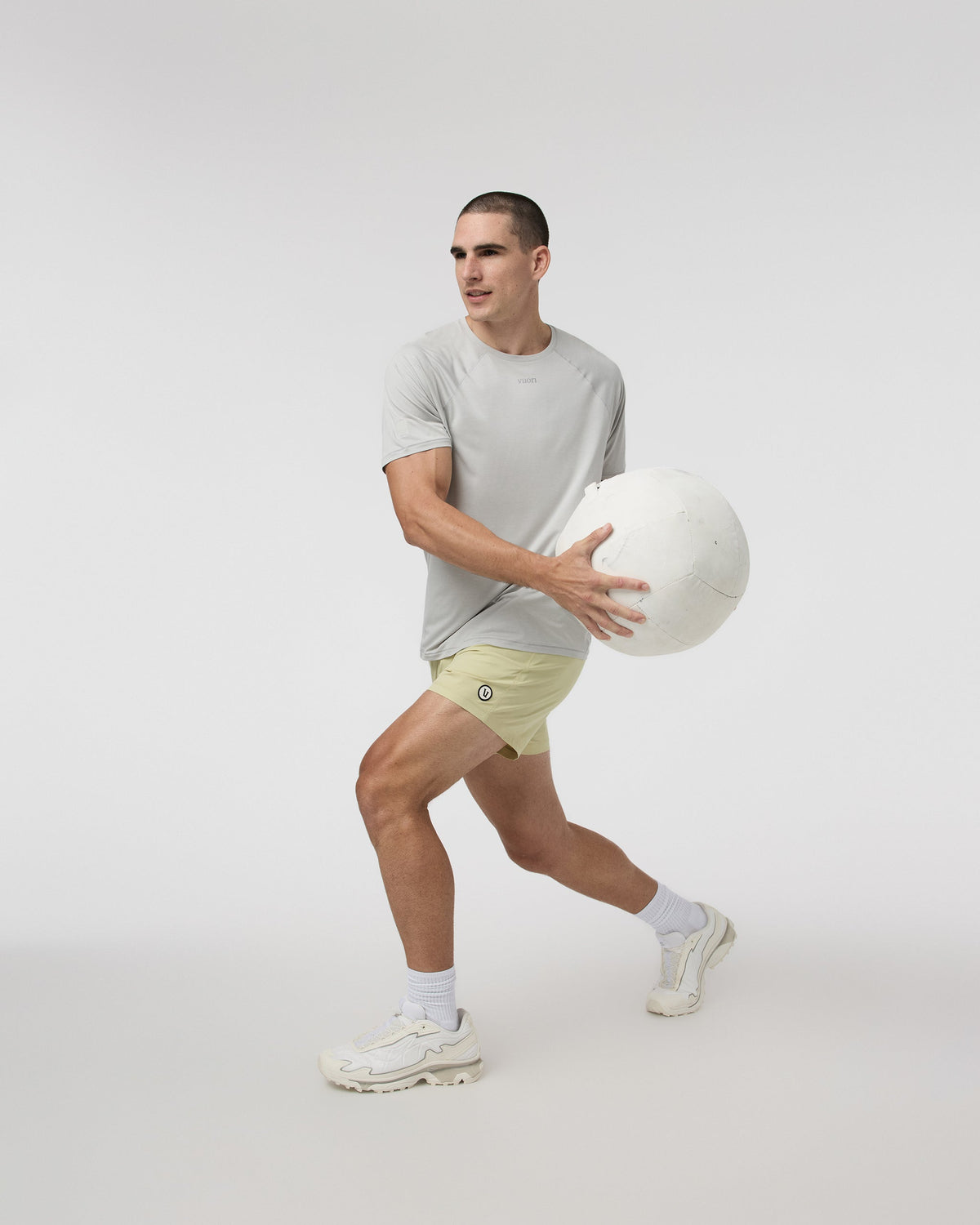 Kore Short Lined 5 | Pale Citron