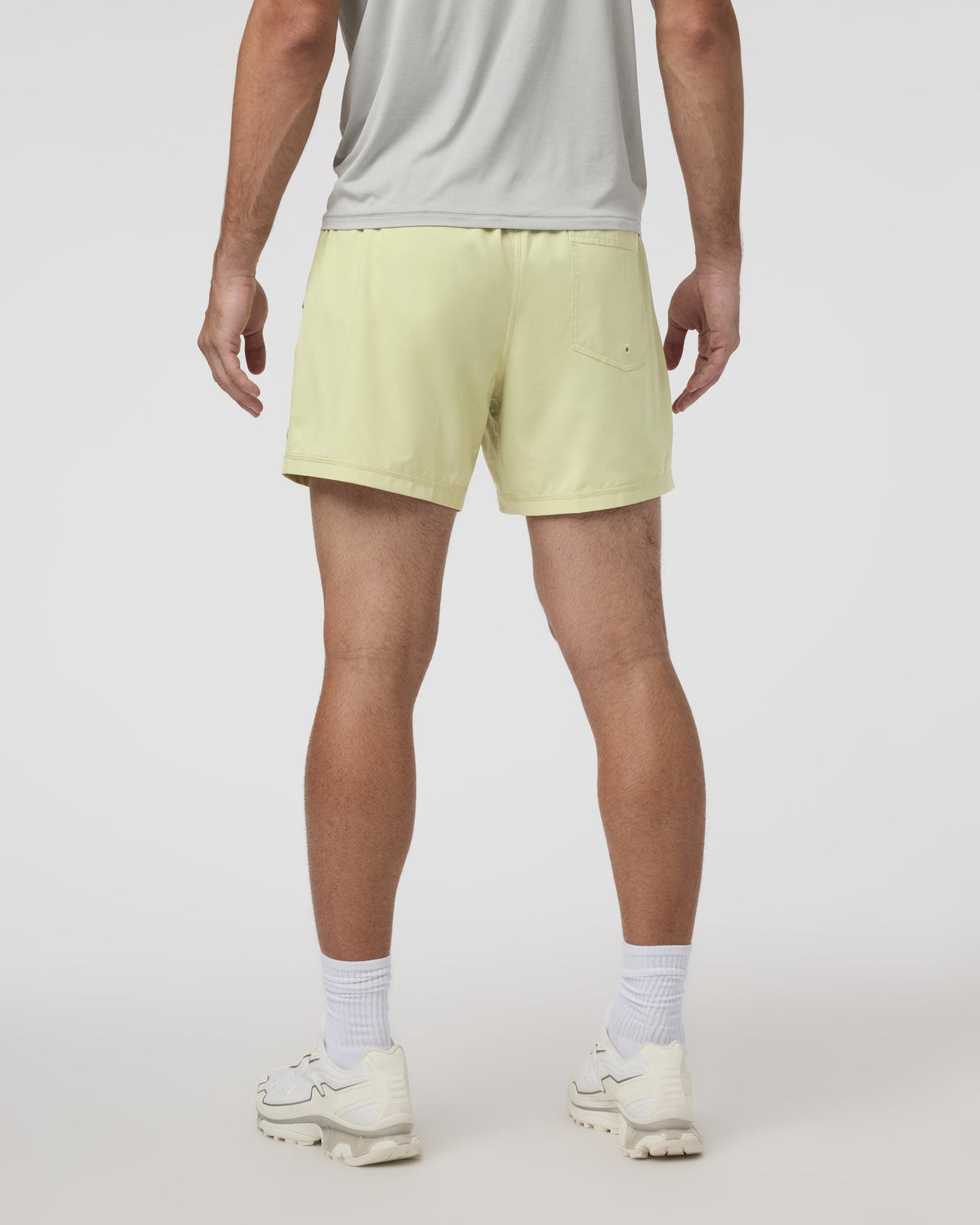 Kore Short Lined 5 | Pale Citron