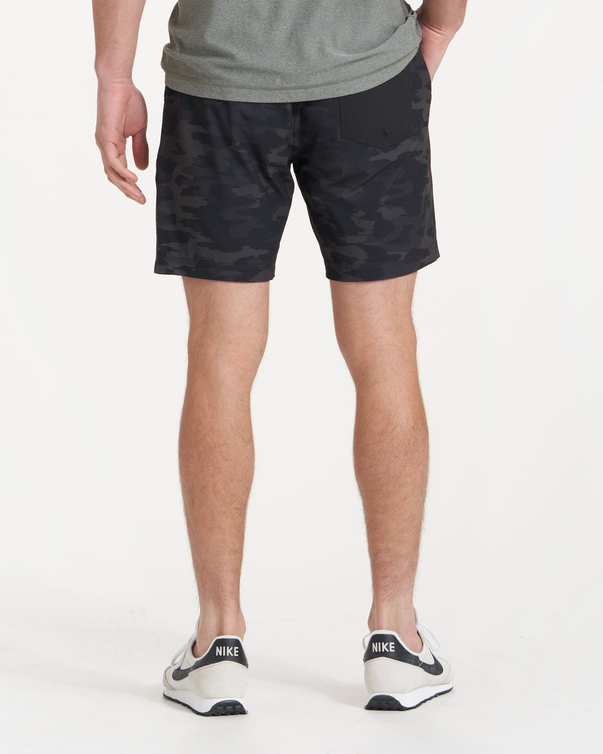 Kore Short Unlined 7 | Black Watercolor Camo