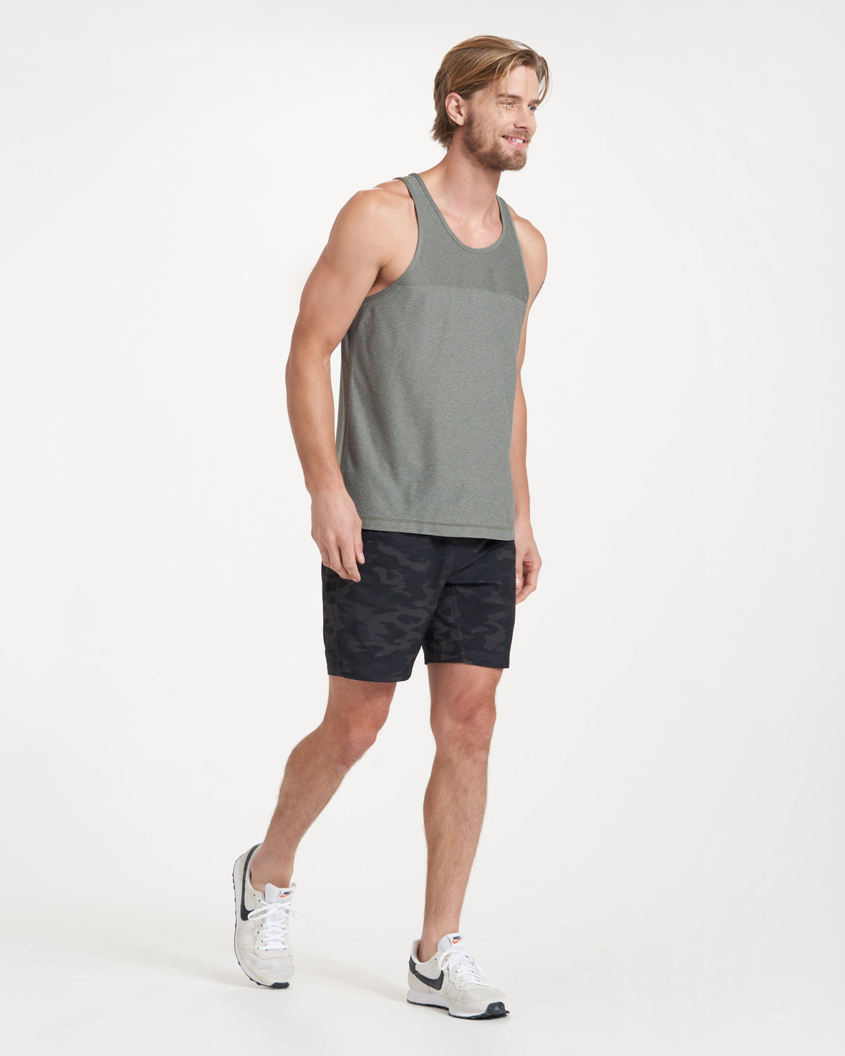Kore Short Unlined 7 | Black Watercolor Camo