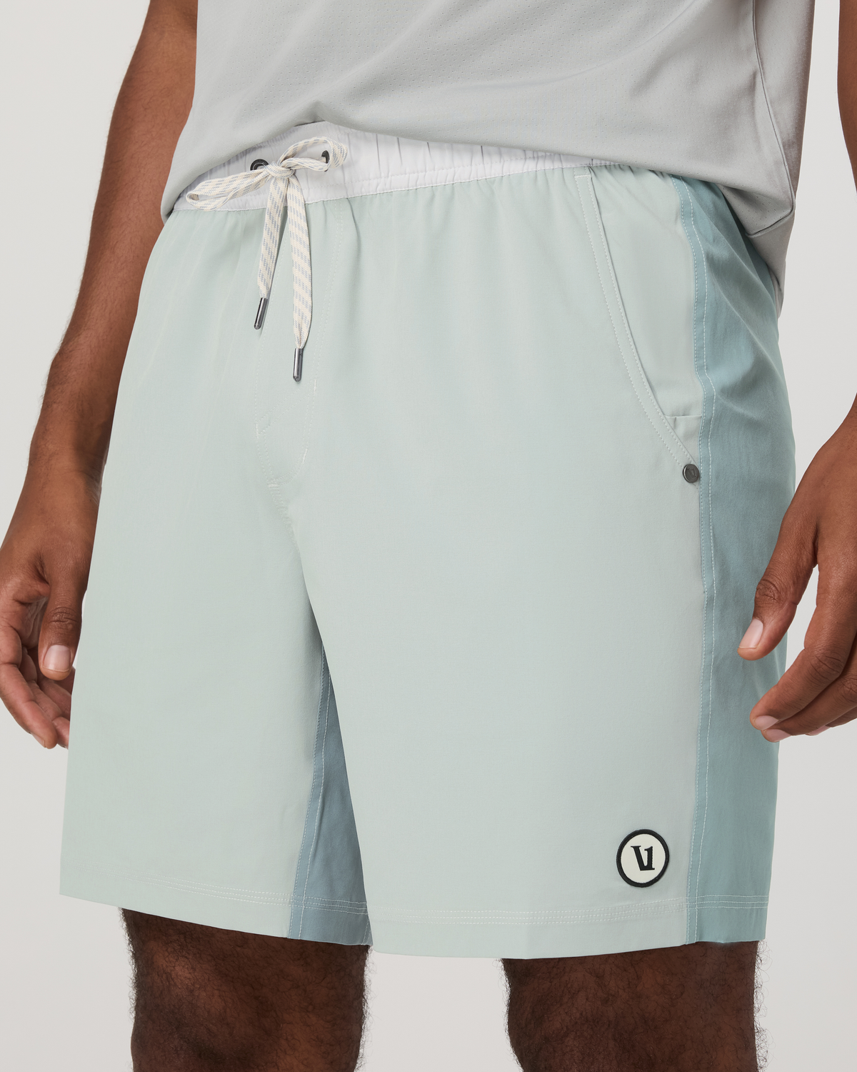 Kore Short Unlined 7 | Storm Blue Color Block