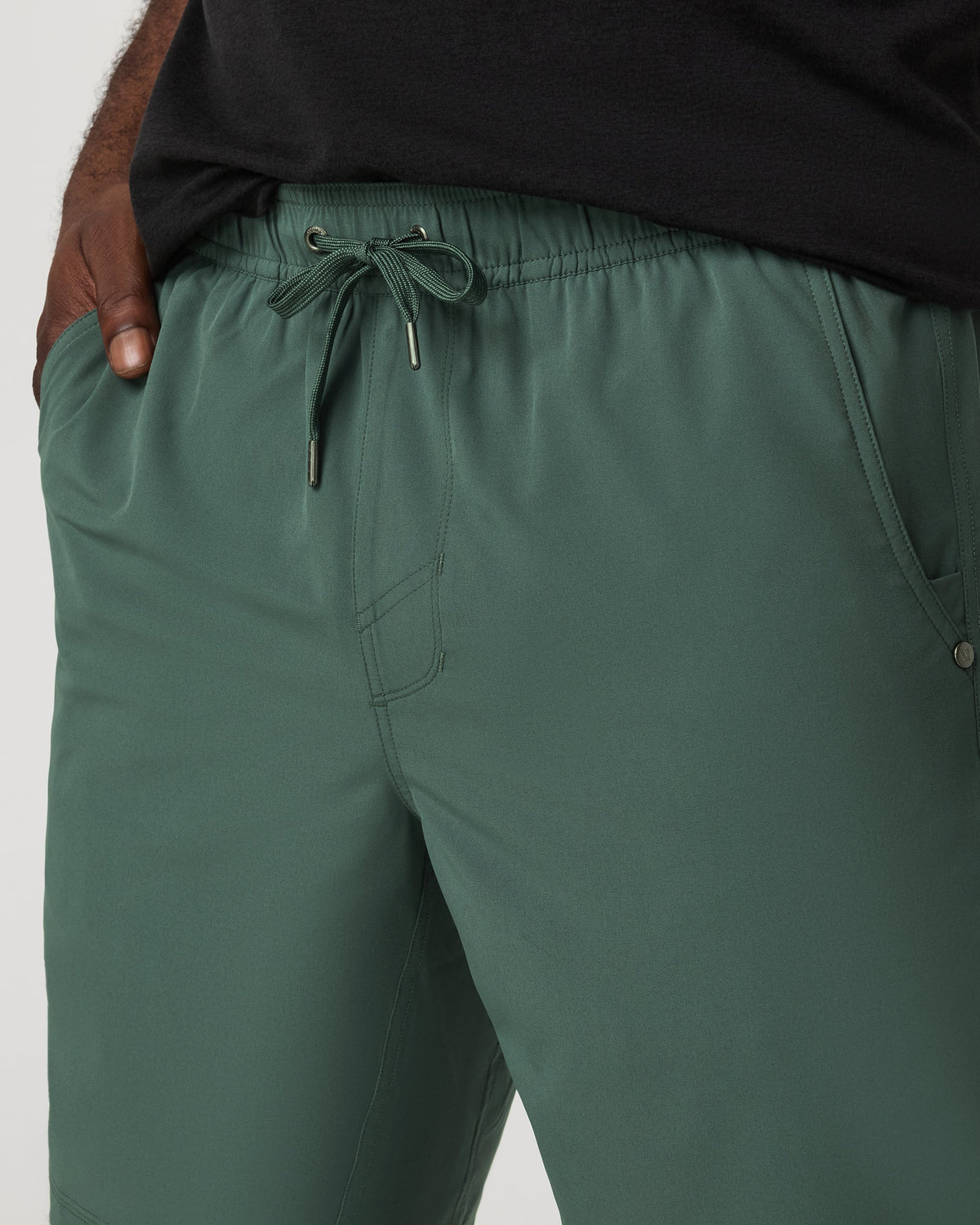 Kore Short Lined 9 | Agate Green Tonal