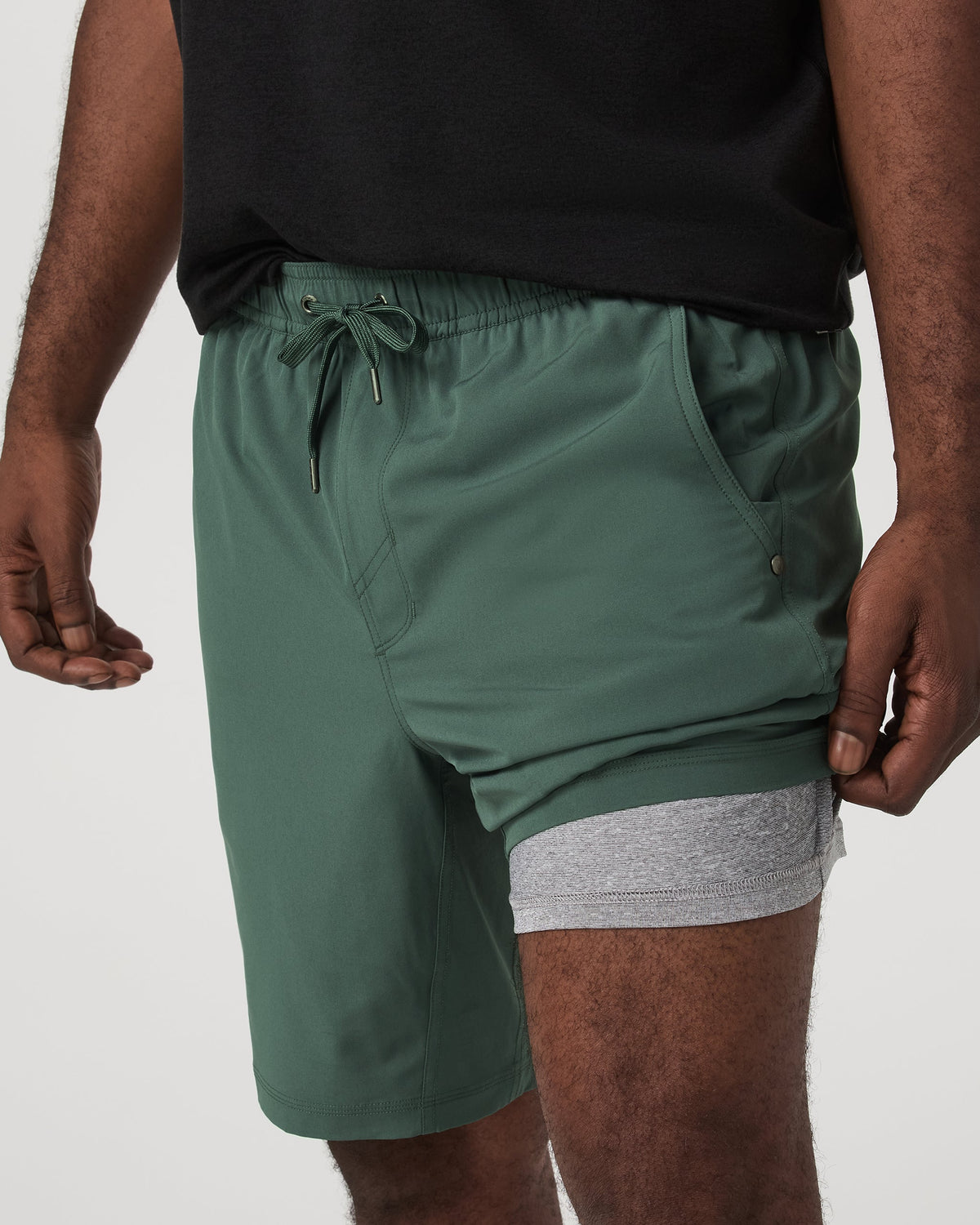 Kore Short Lined 9 | Agate Green Tonal