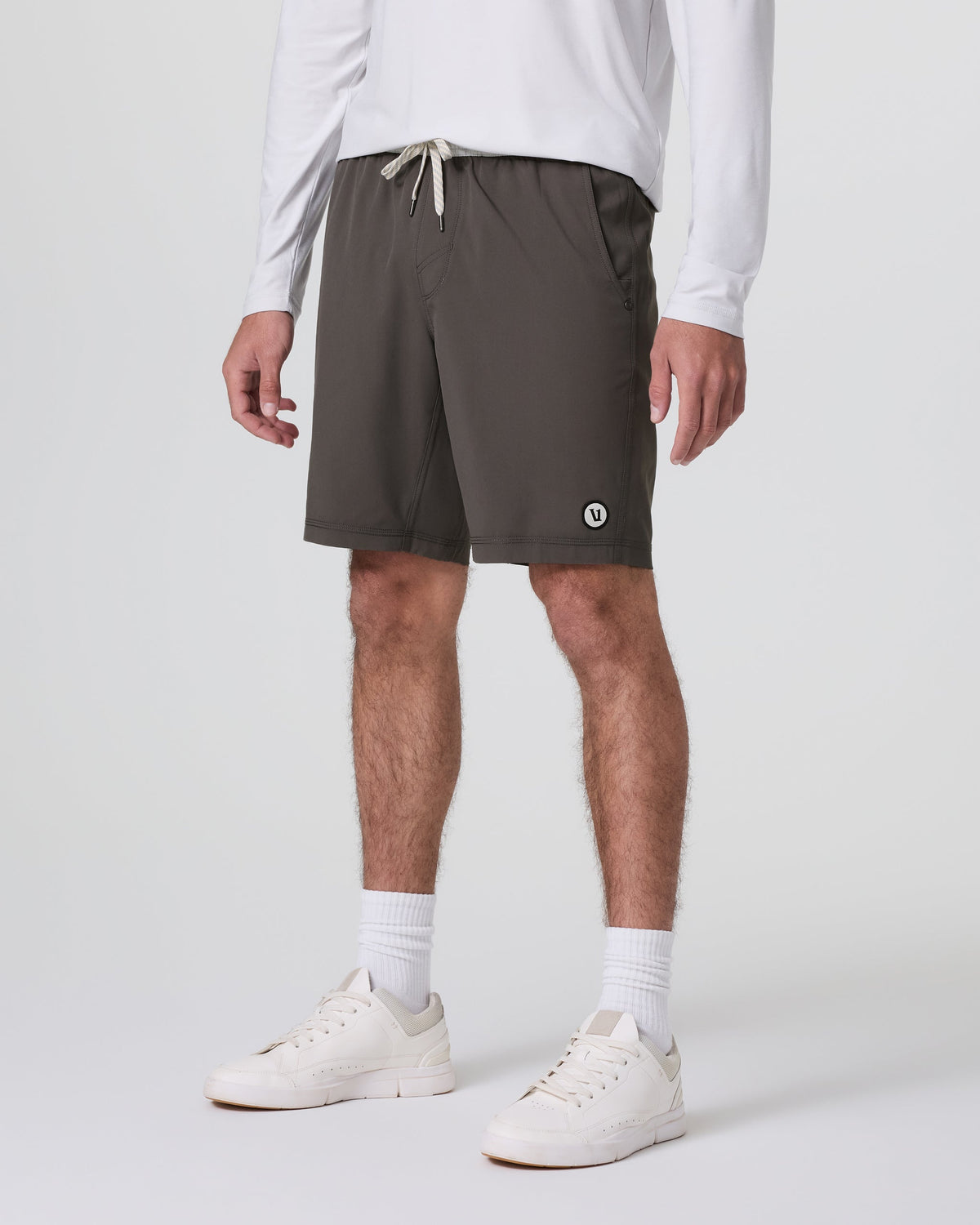 Kore Short Lined 9 | Warm Grey