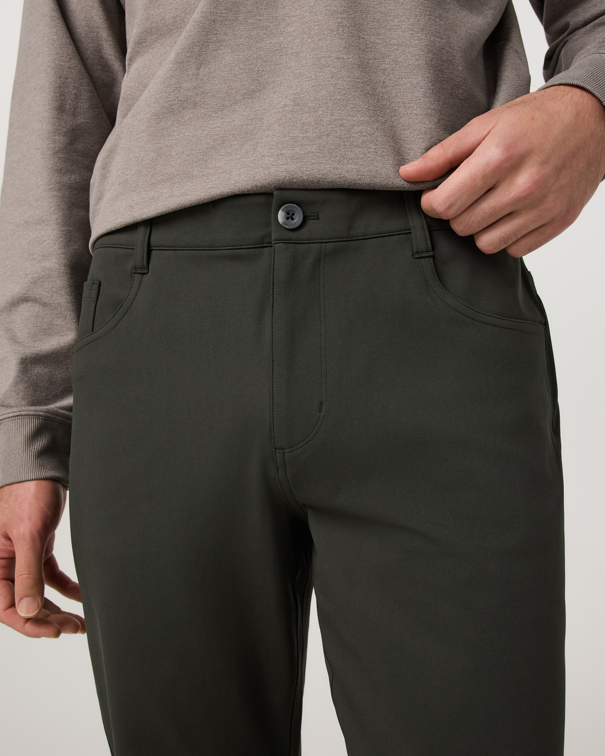 Vuori Meta™ Twill Pant Athletic Slim 32 | Hunter Green