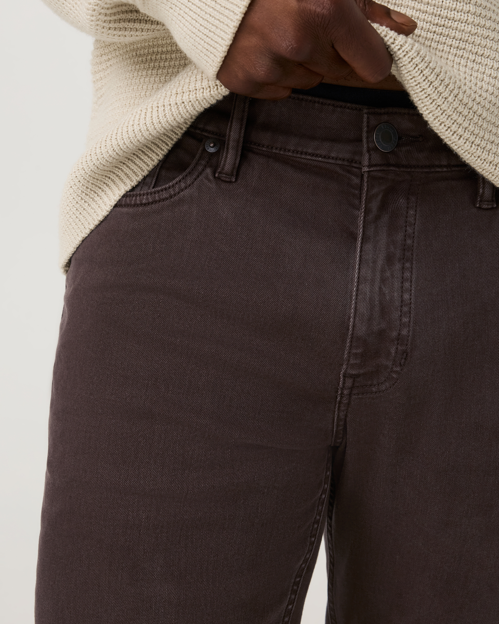 Benton Stretch Twill Pant Athletic Slim Fit 32 | French Roast