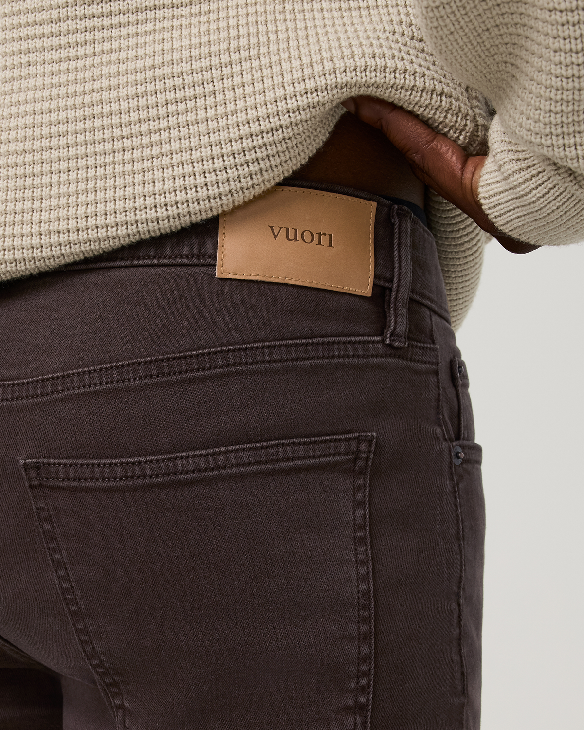 Benton Stretch Twill Pant Athletic Slim Fit 32 | French Roast