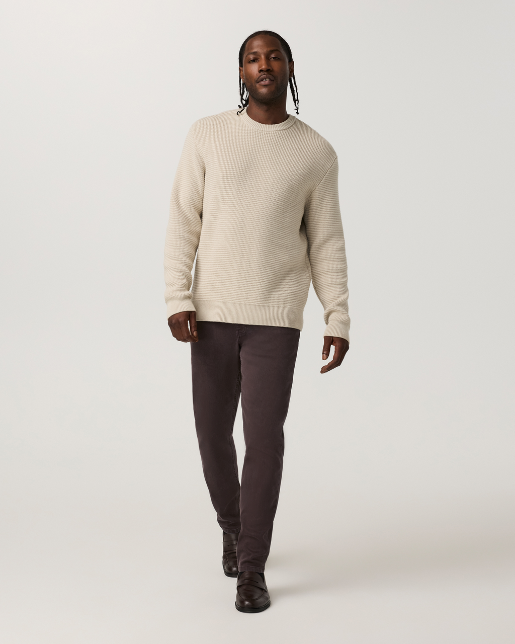 Benton Stretch Twill Pant Athletic Slim Fit 32 | French Roast