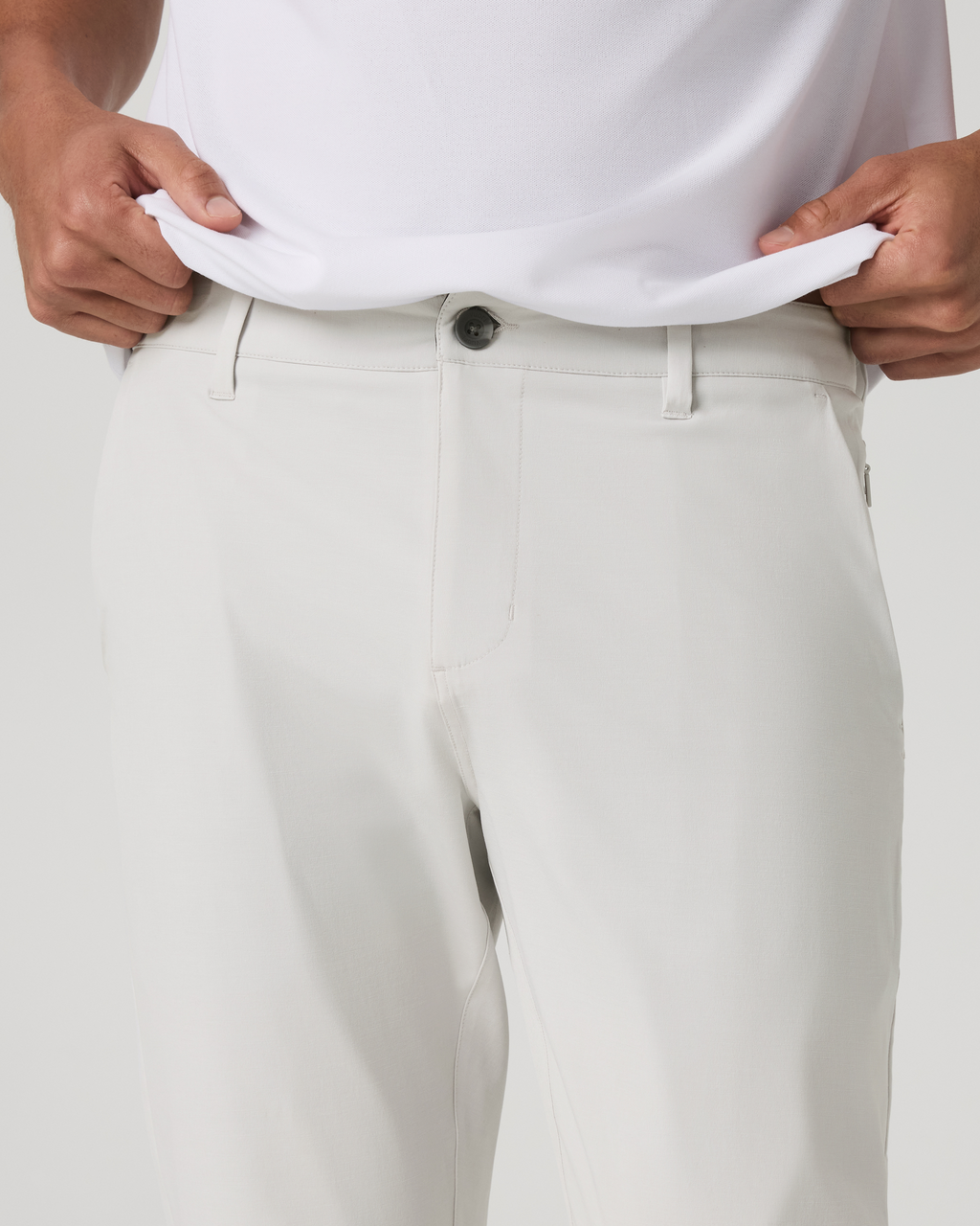 Aim Trouser Athletic Slim Fit 30” | Salt Linen Texture