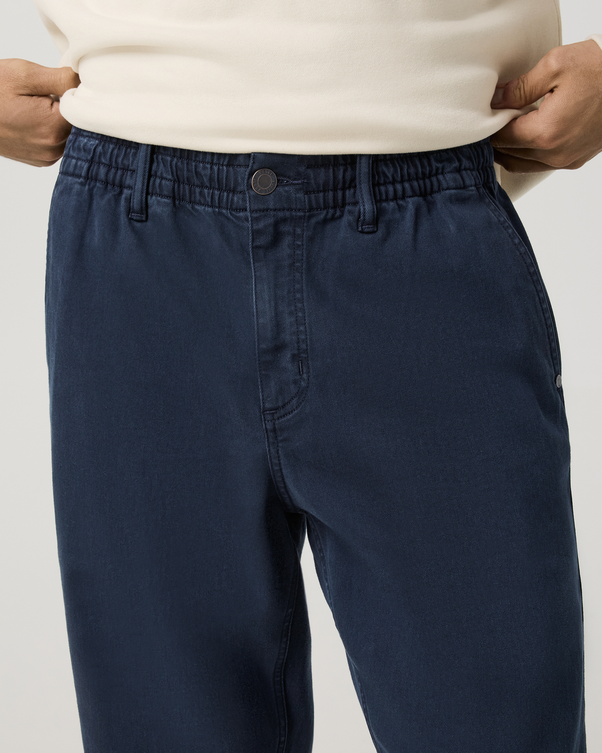 Benton Twill Elastic Waist Pant Relaxed Fit 30 | Ink