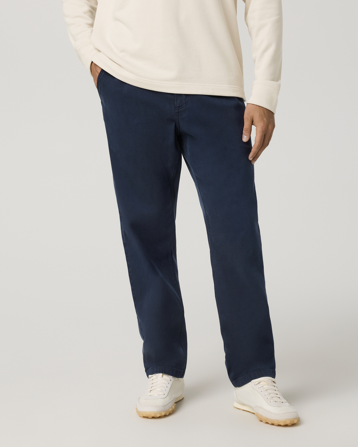 Benton Twill Elastic Waist Pant Relaxed Fit 30 | Ink