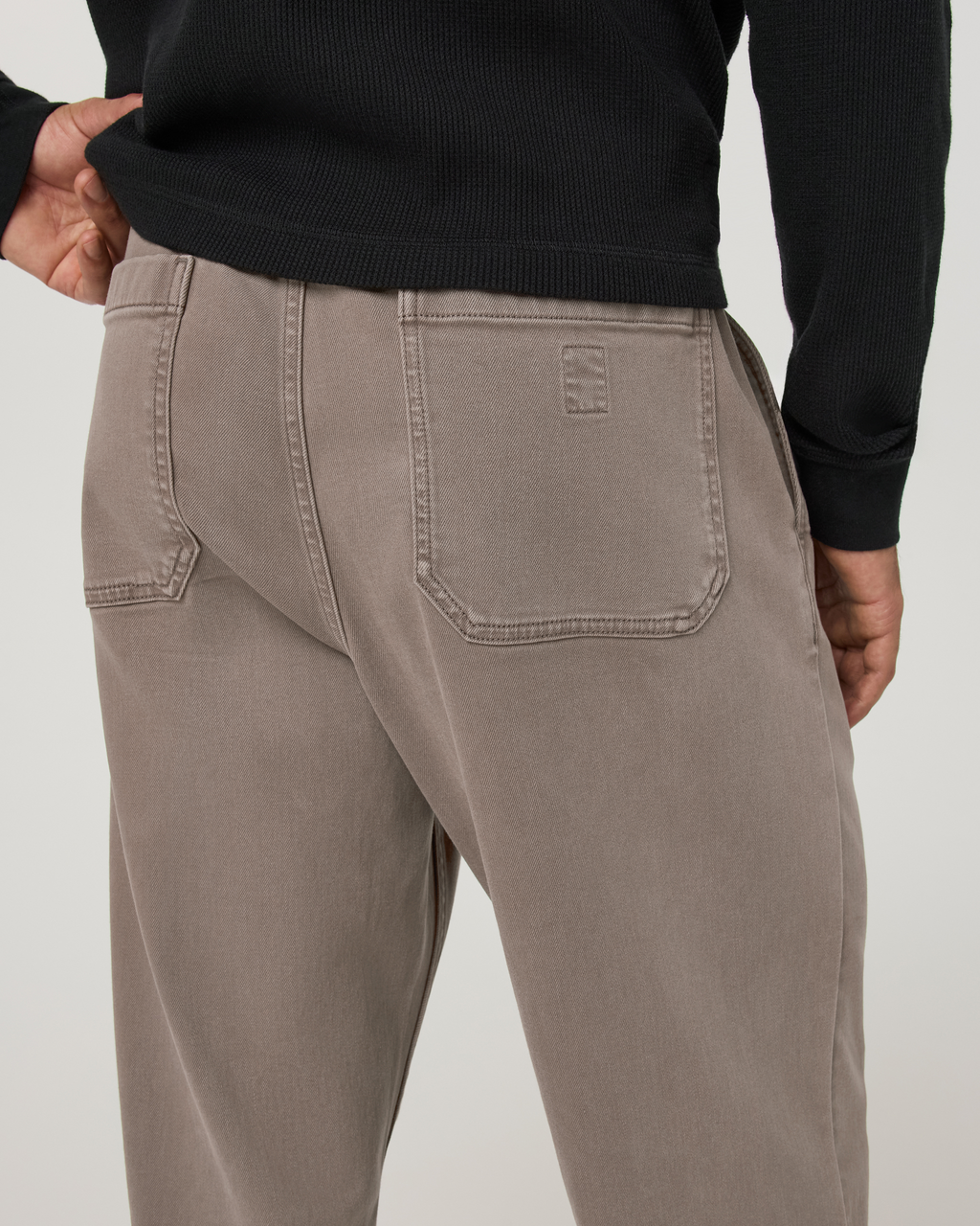Benton Twill Elastic Waist Pant Relaxed Fit 30 | Smokey Taupe