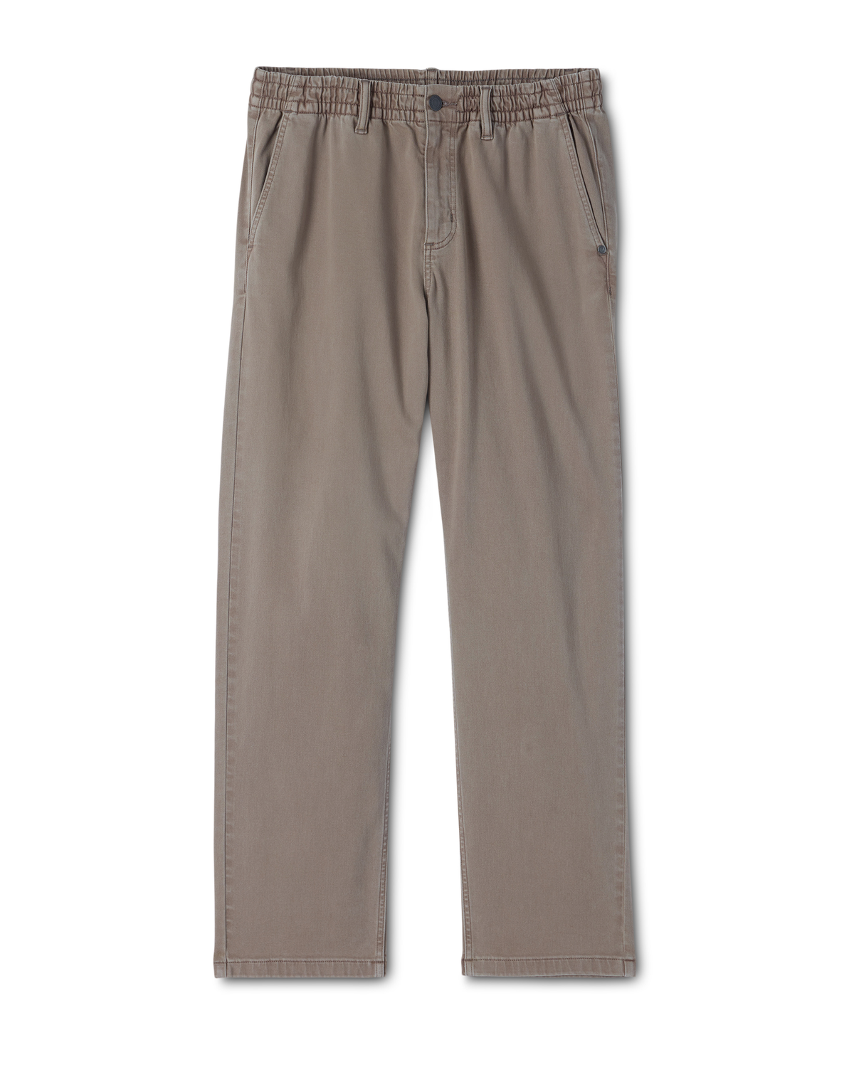 Benton Twill Elastic Waist Pant Relaxed Fit 30 | Smokey Taupe