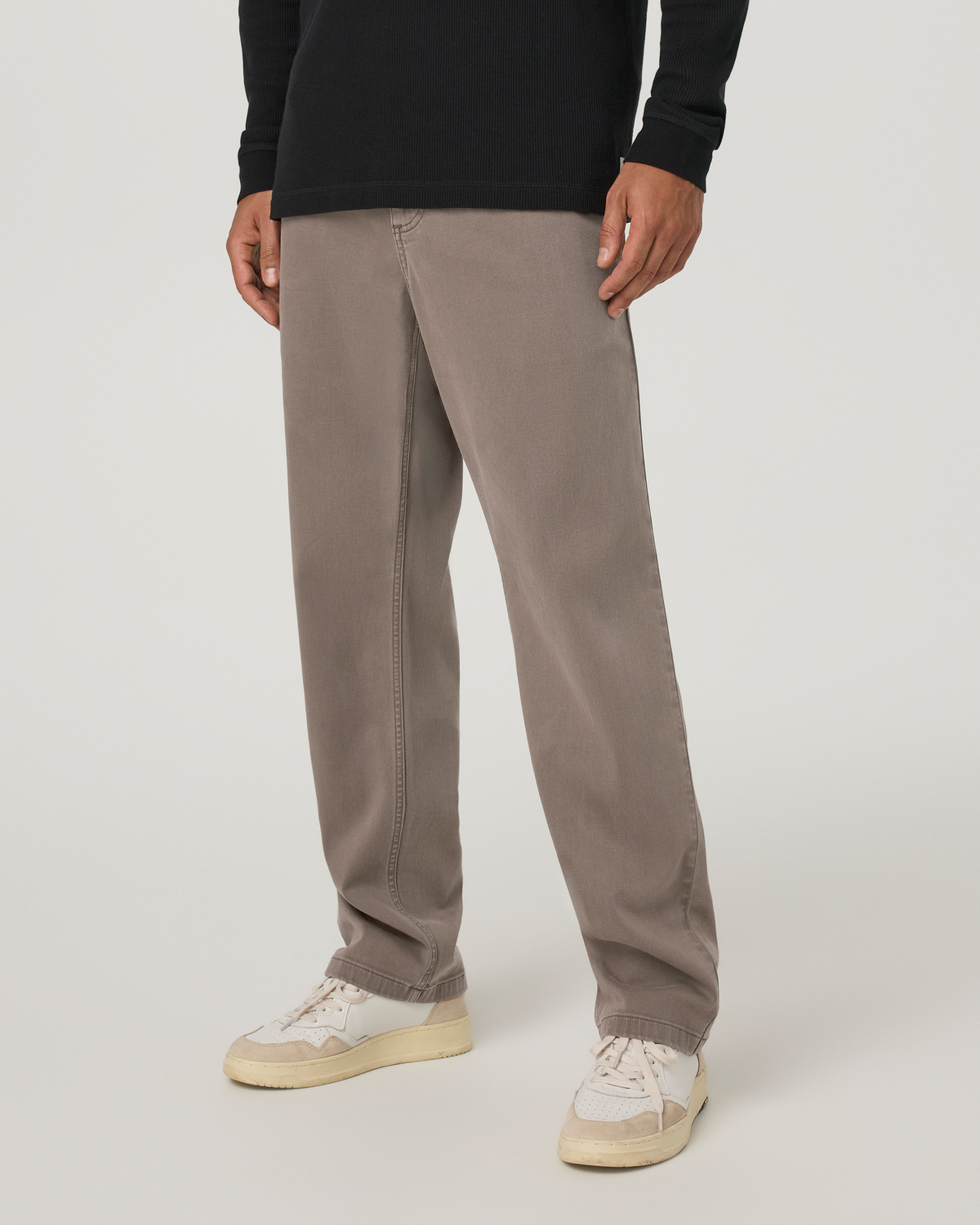 Benton Twill Elastic Waist Pant Relaxed Fit 30 | Smokey Taupe