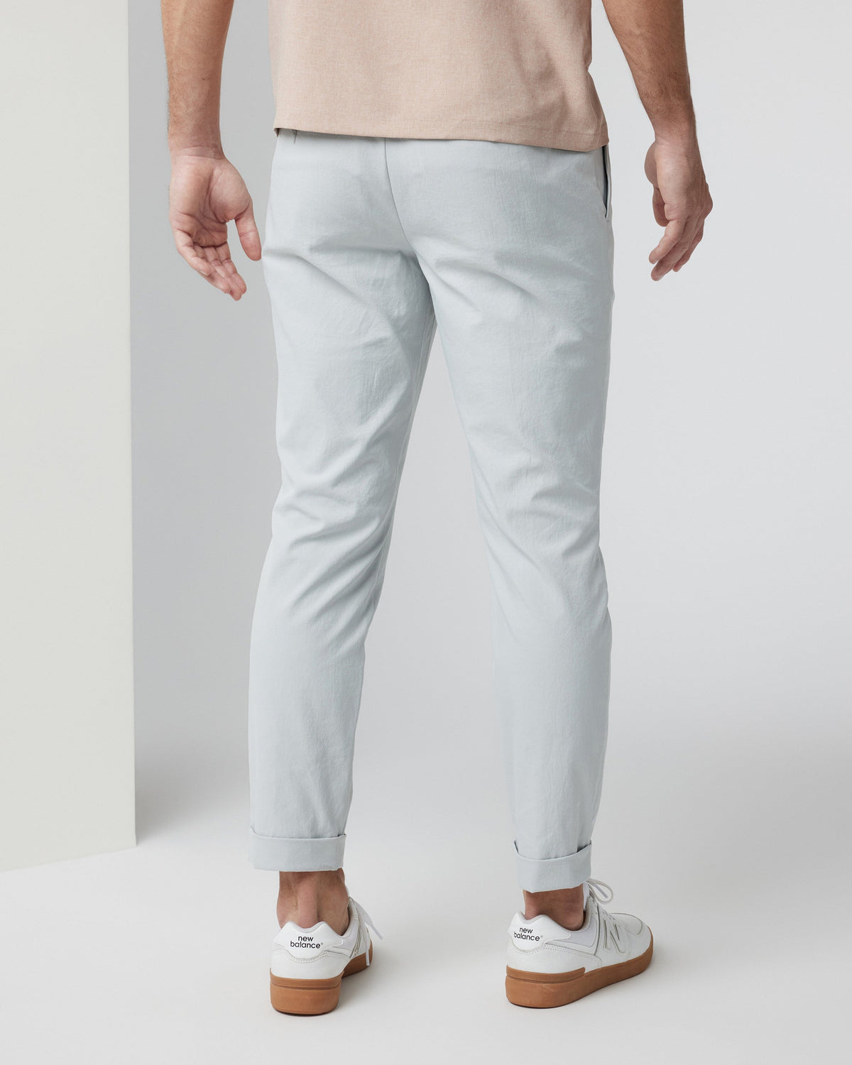 Cascade Elastic Waist Trouser | Sky Grey