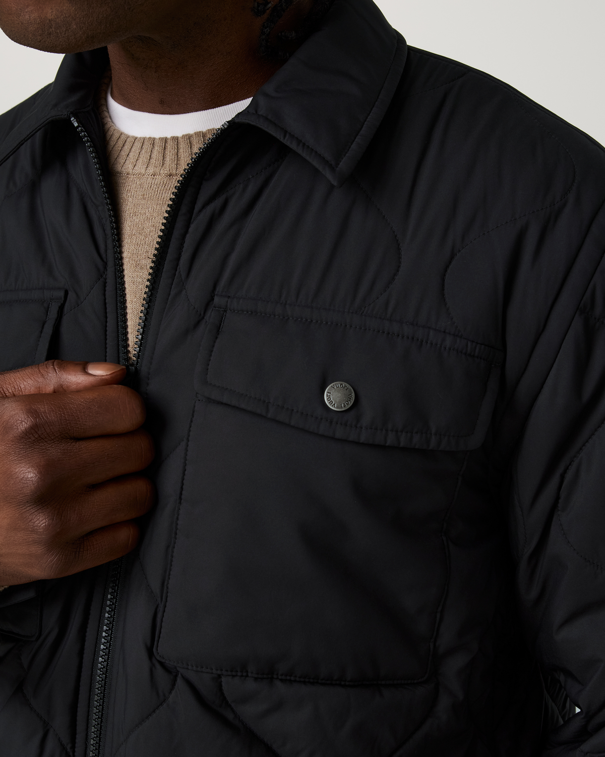 Echo Quilted Jacket | Black