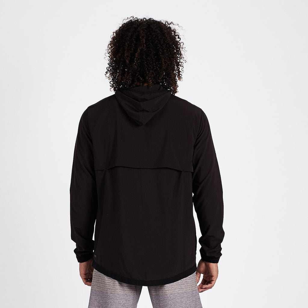 Fields Packable Pullover | Black