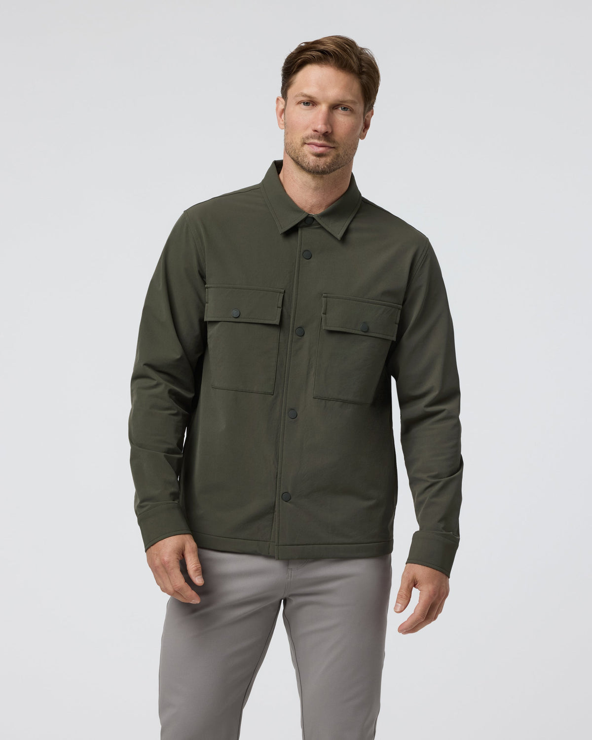 Lawson Tech Shirt Jacket | Oregano