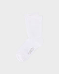 Quarter Crew Pointelle Sock | White