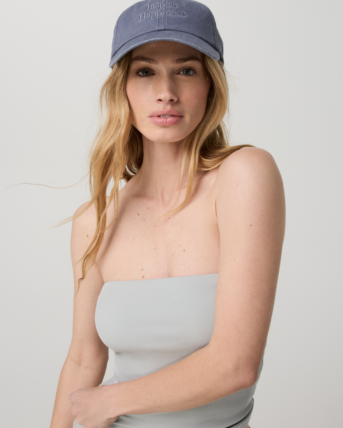 Inspire Happiness Dad Hat | Azure